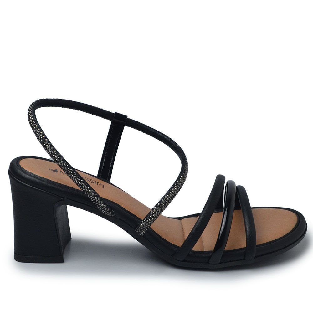 Sandália Mississipi Feminina Salto Bloco MC413