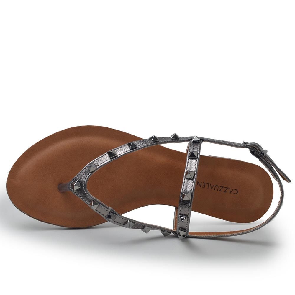 Sandália Cazzualen Feminina 324 Prata 3
