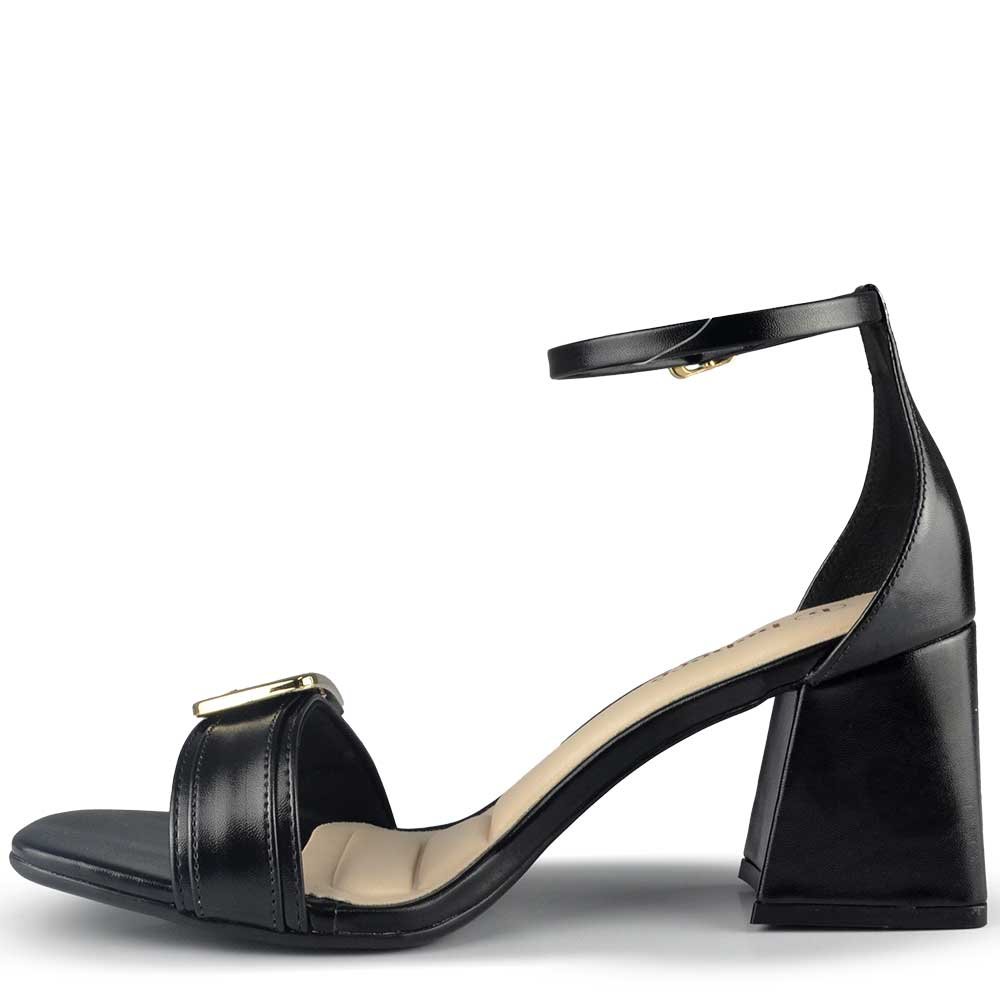 Sandália Salto Bloco Bebece Feminina T6030-125 Preto 3