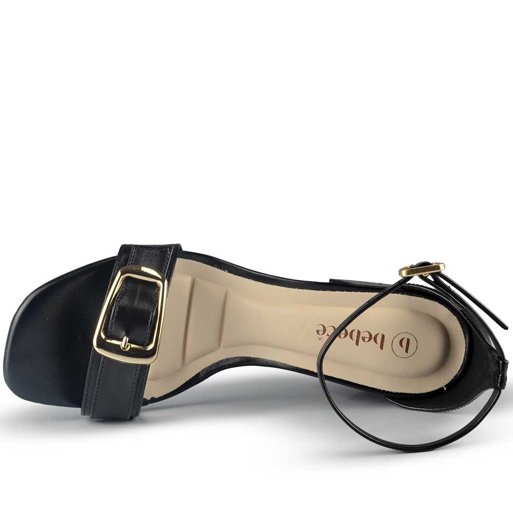 Sandália Salto Bloco Bebece Feminina T6030-125 Preto 4