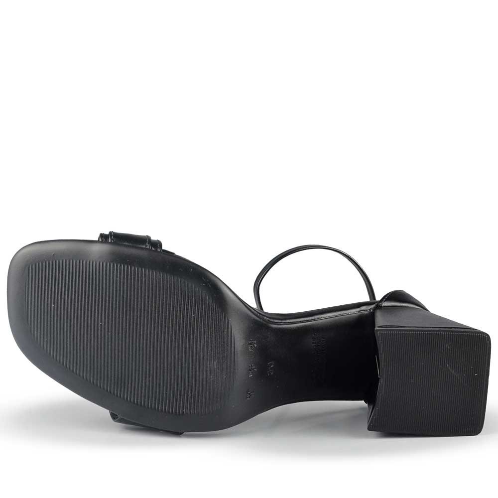Sandália Salto Bloco Bebece Feminina T6030-125 Preto 5