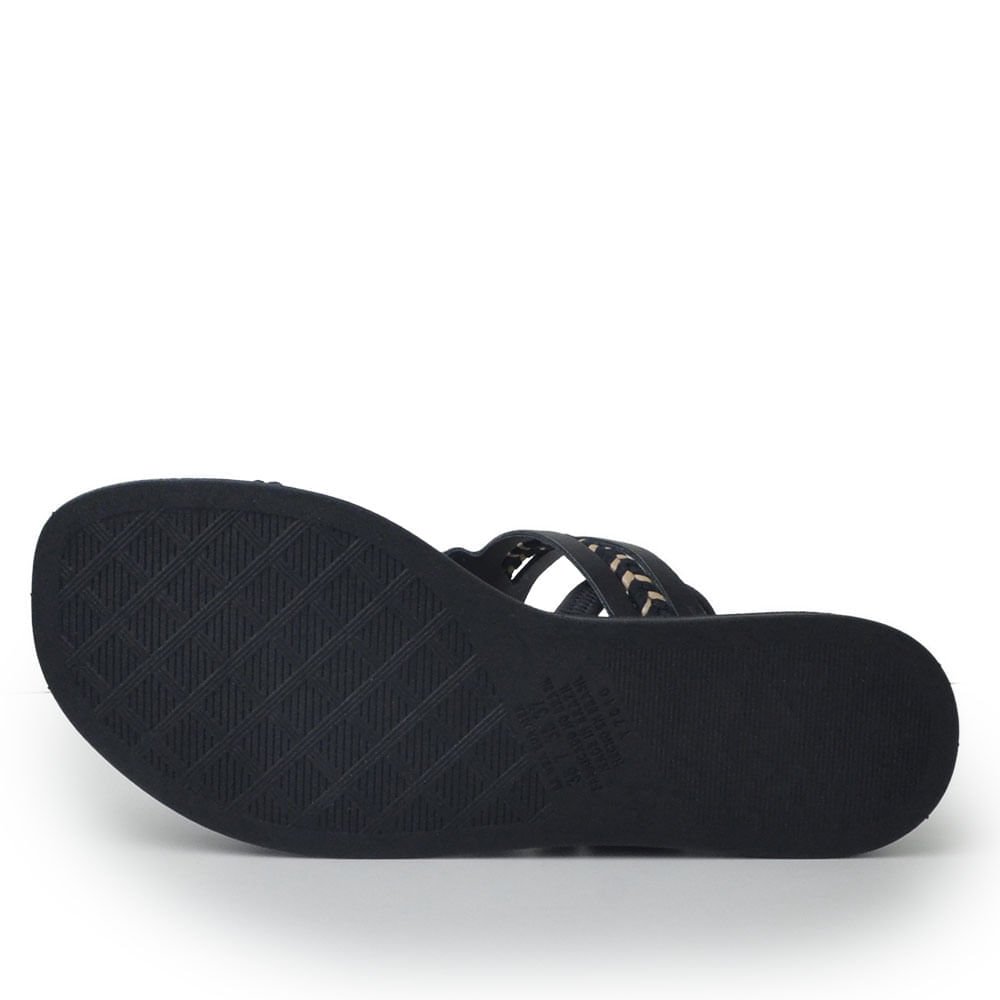 Sandália Rasteira Dakota Feminina Y7971 Preto 5