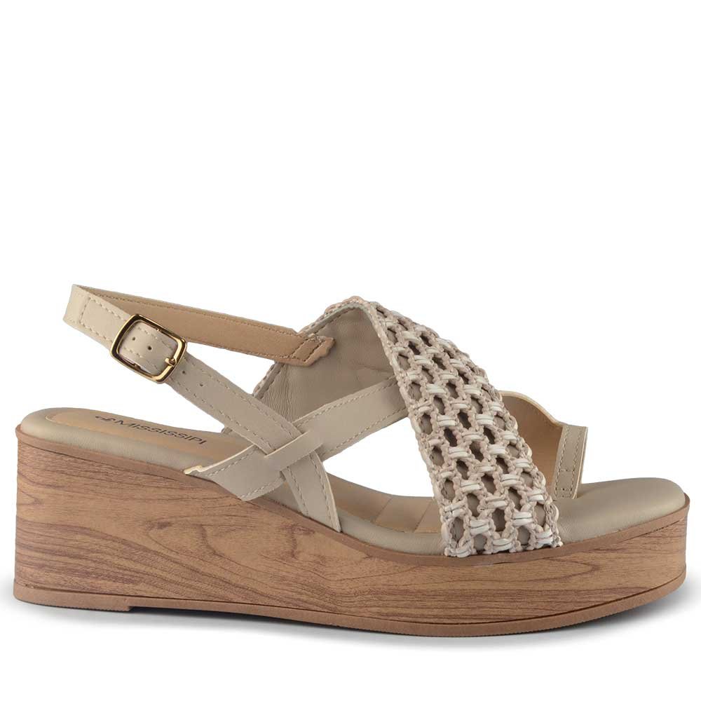 Sandália Anabela Mississipi Feminina MF492