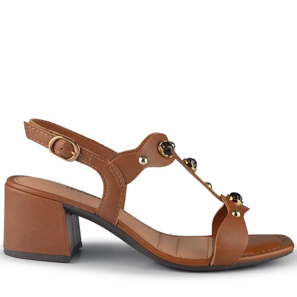 Sandália Salto Baixo Dakota Feminina Y9581