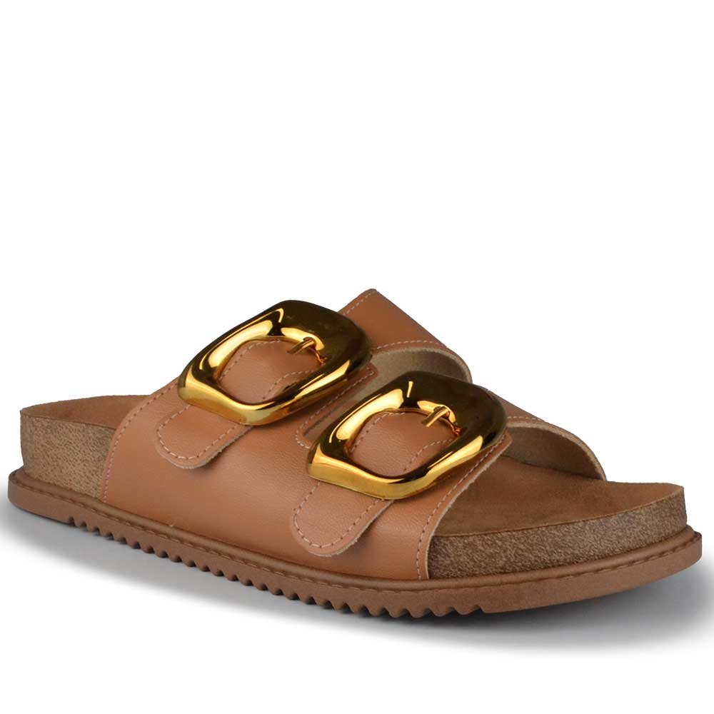 Sandália Papete Beira Rio Feminina 8523.116 Marrom 2