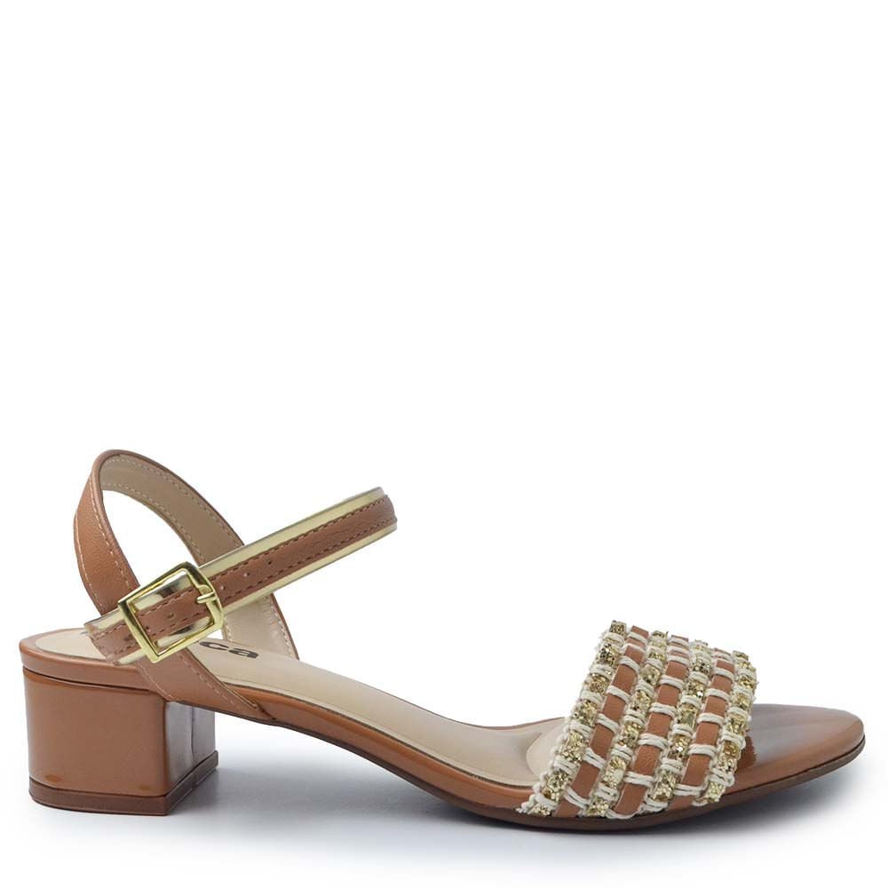 Sandália Moleca Salto Bloco Feminina 5259.882