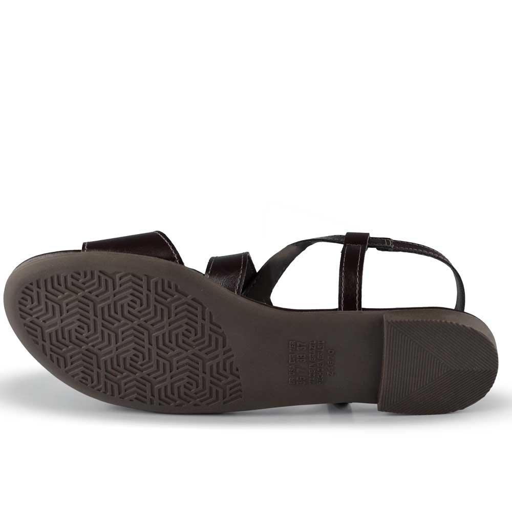 Sandália Rasteira Dakota Feminina Y9644 Preto 5