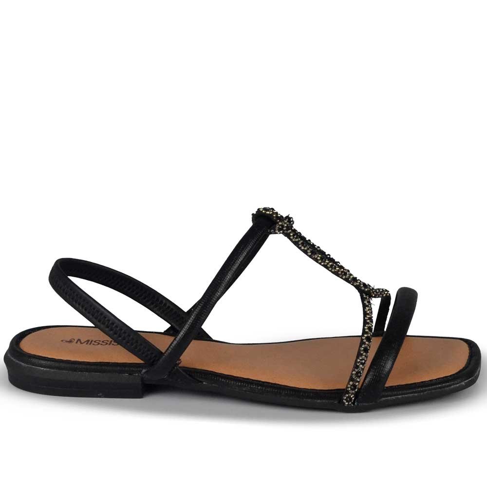 Sandália Rasteira Mississipi Feminina MF842