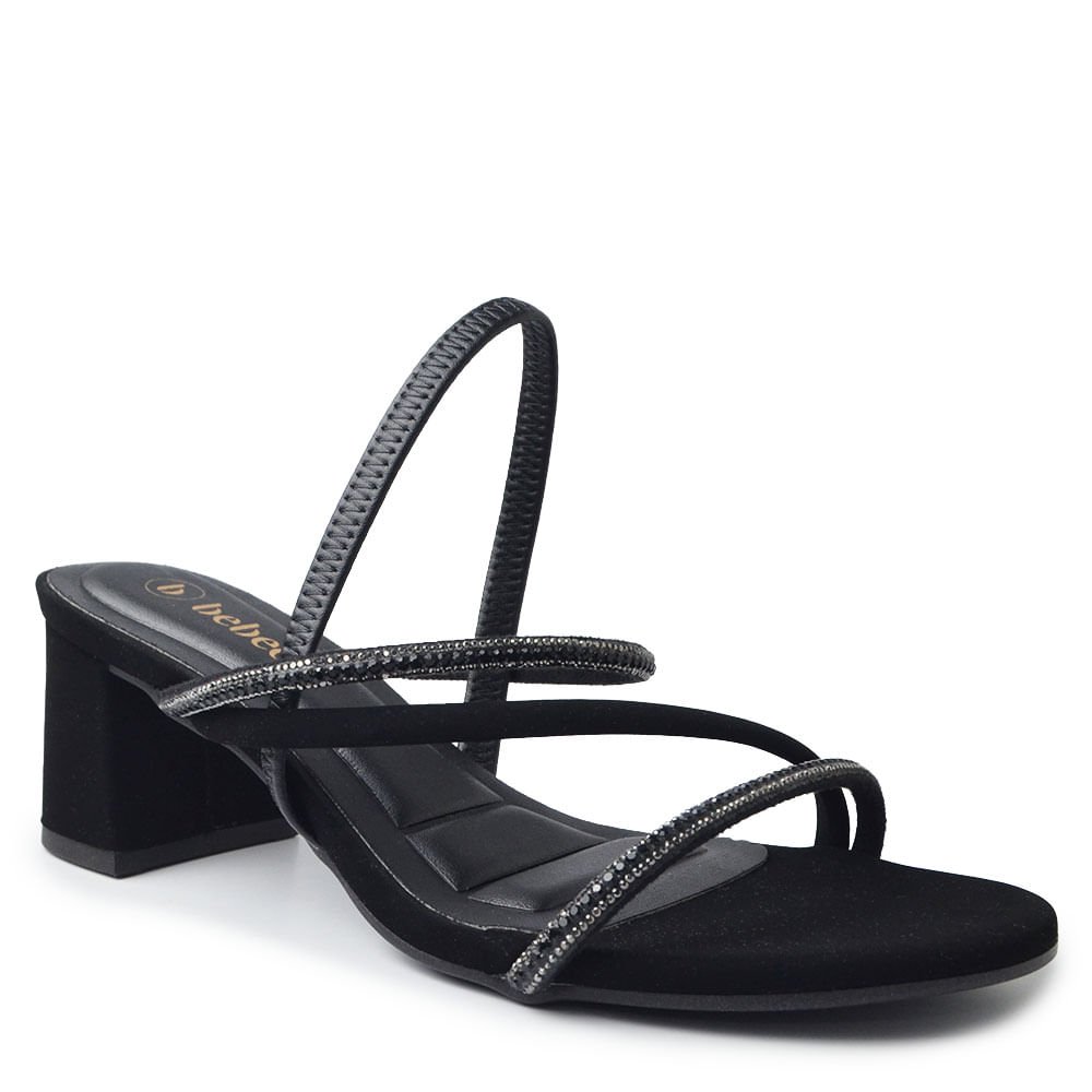 Sandália Salto Alto Bebece Feminina T5280-262 Preto 2