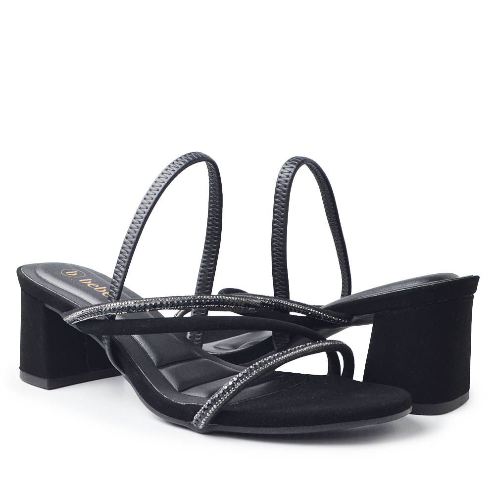 Sandália Salto Alto Bebece Feminina T5280-262 Preto 6