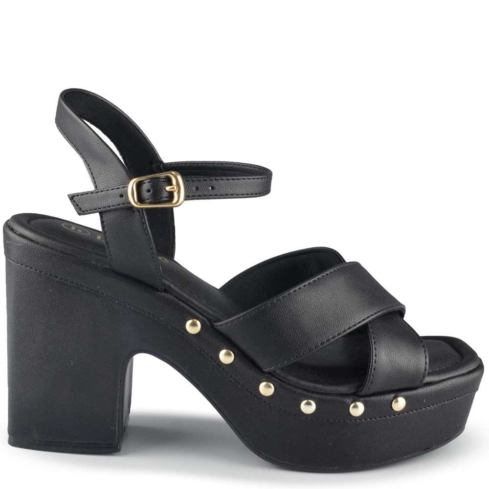 Sandália Salto Grosso Bebece Feminina T5110-130