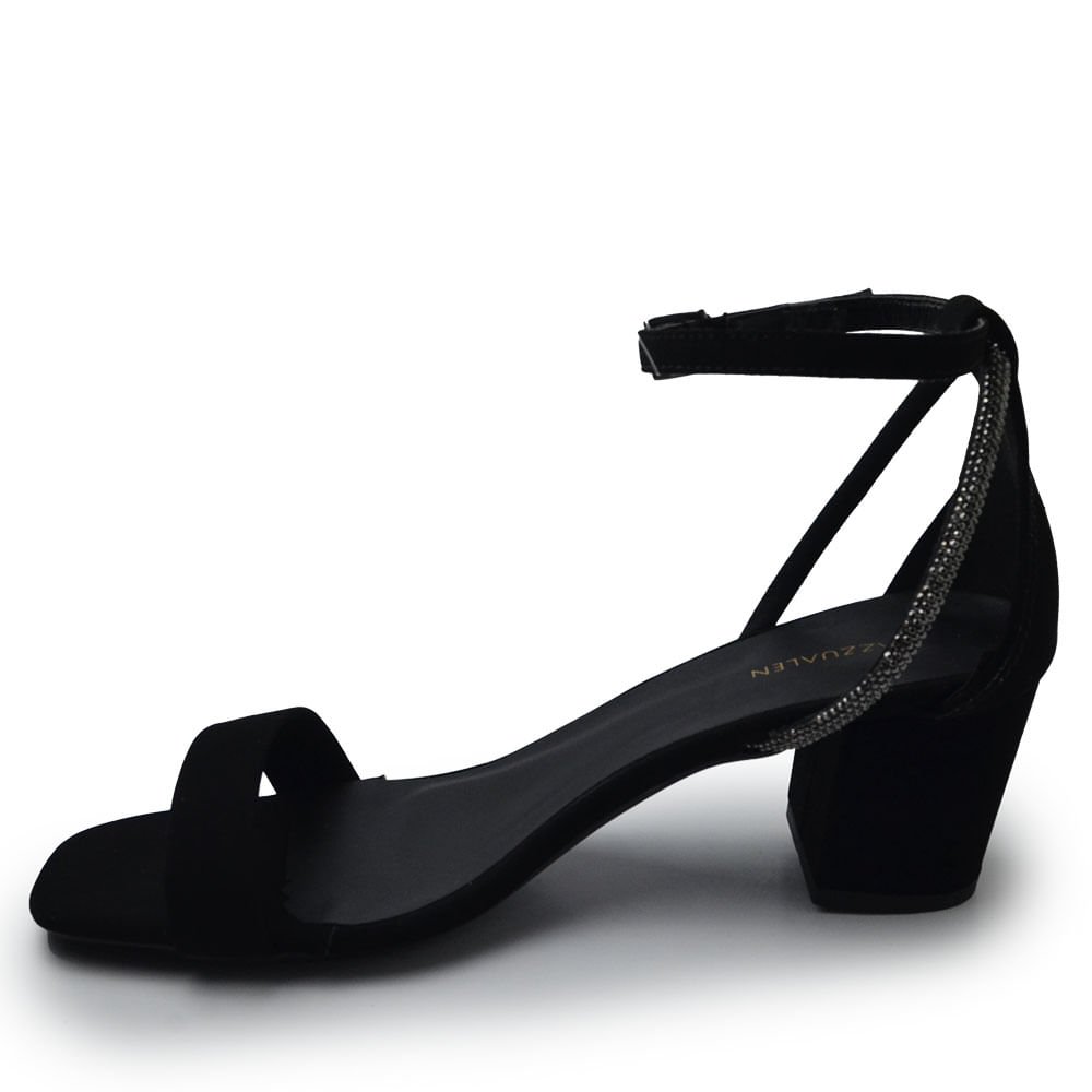 Sandália Cazzualen Feminina Salto Alto 443.6638 Preto 3