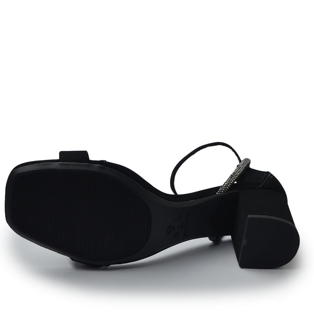 Sandália Cazzualen Feminina Salto Alto 443.6638 Preto 5