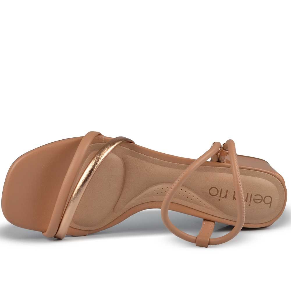 Sandália Beira Rio Feminina 8423.228 Bege 4