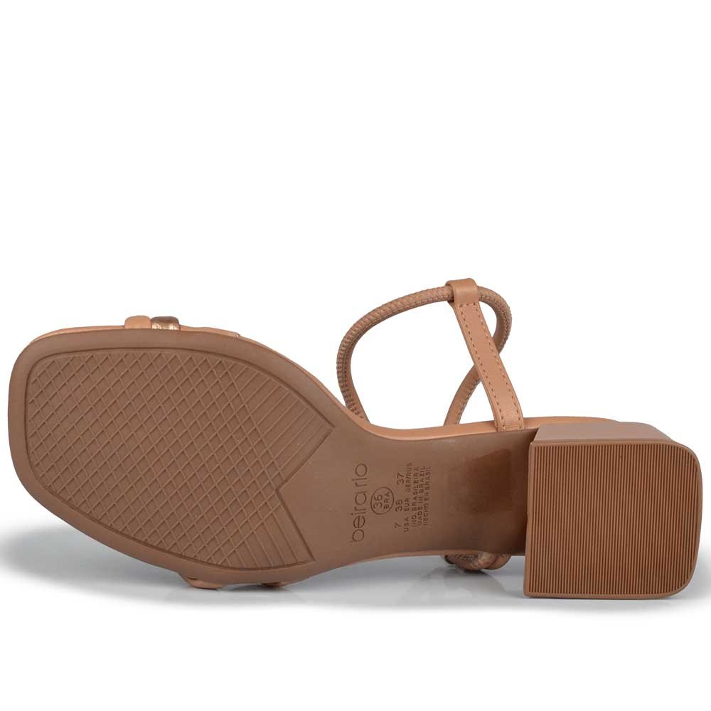 Sandália Beira Rio Feminina 8423.228 Bege 5