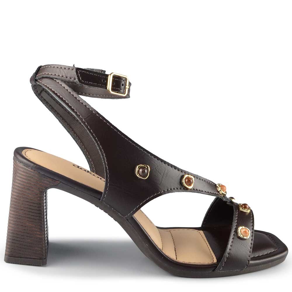 Sandália Salto Bloco Dakota Feminina Y9501