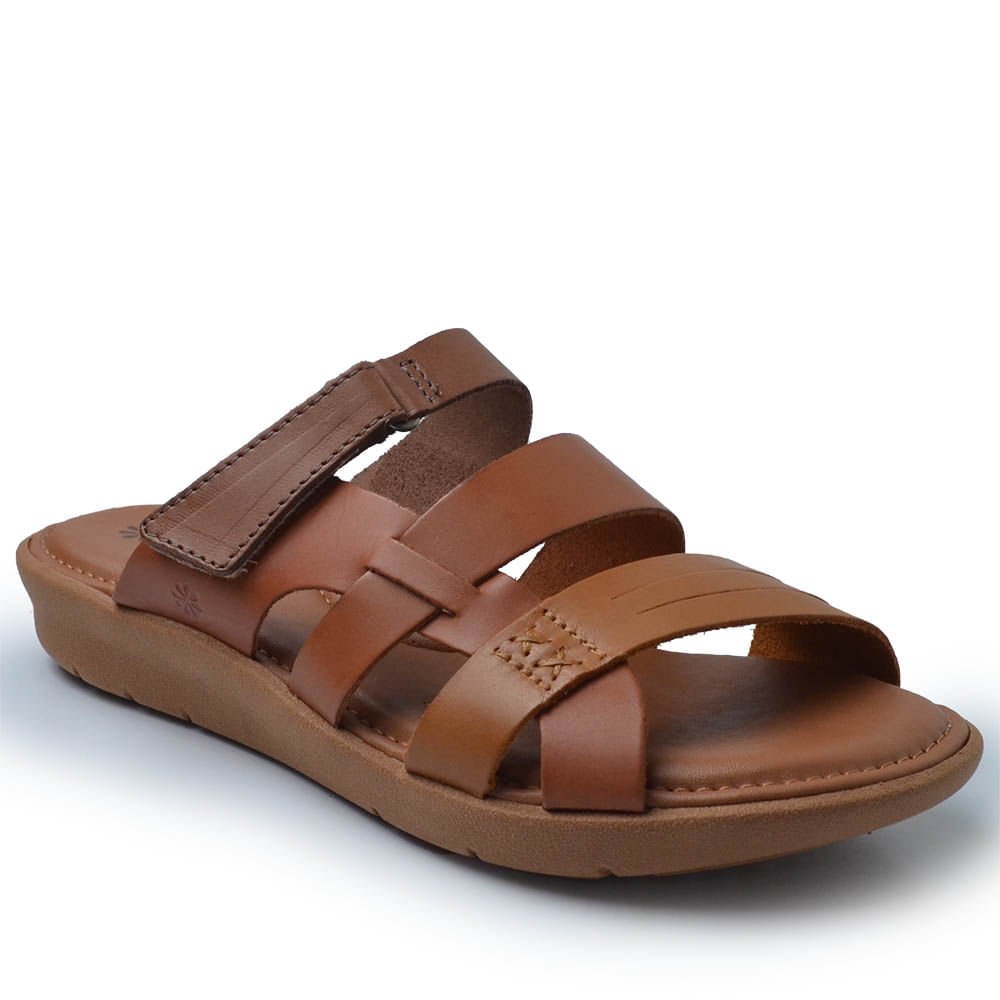 Tamanco New Face Feminino em Couro 39501 Marrom 2