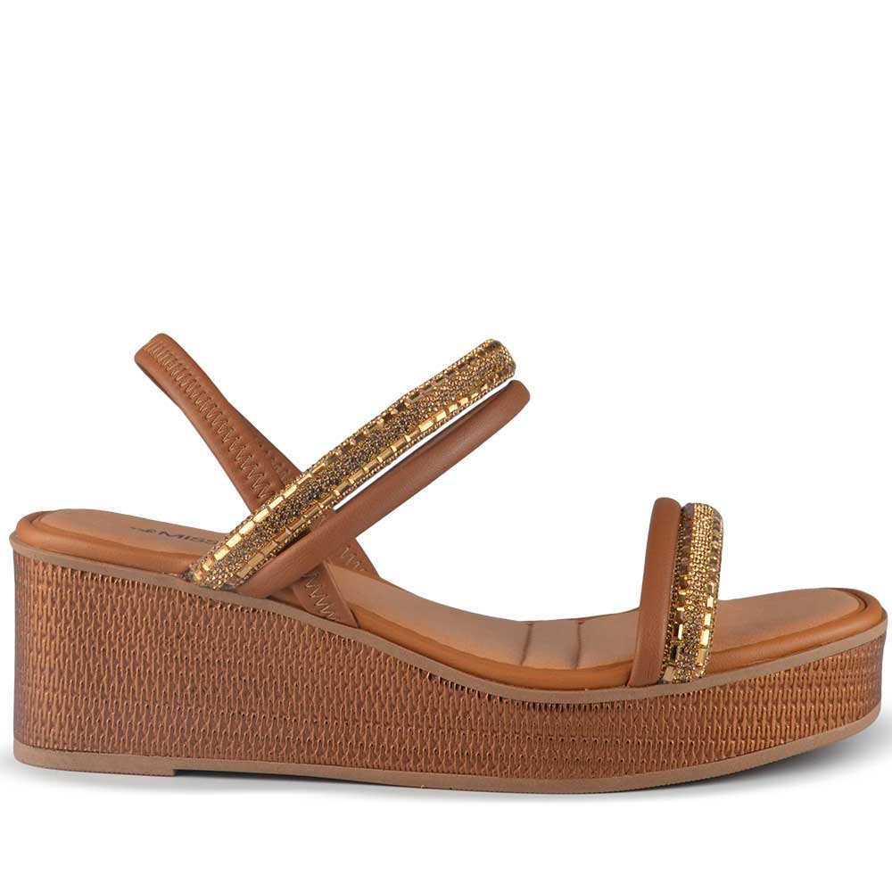 Sandália Anabela Mississipi Feminina ME671