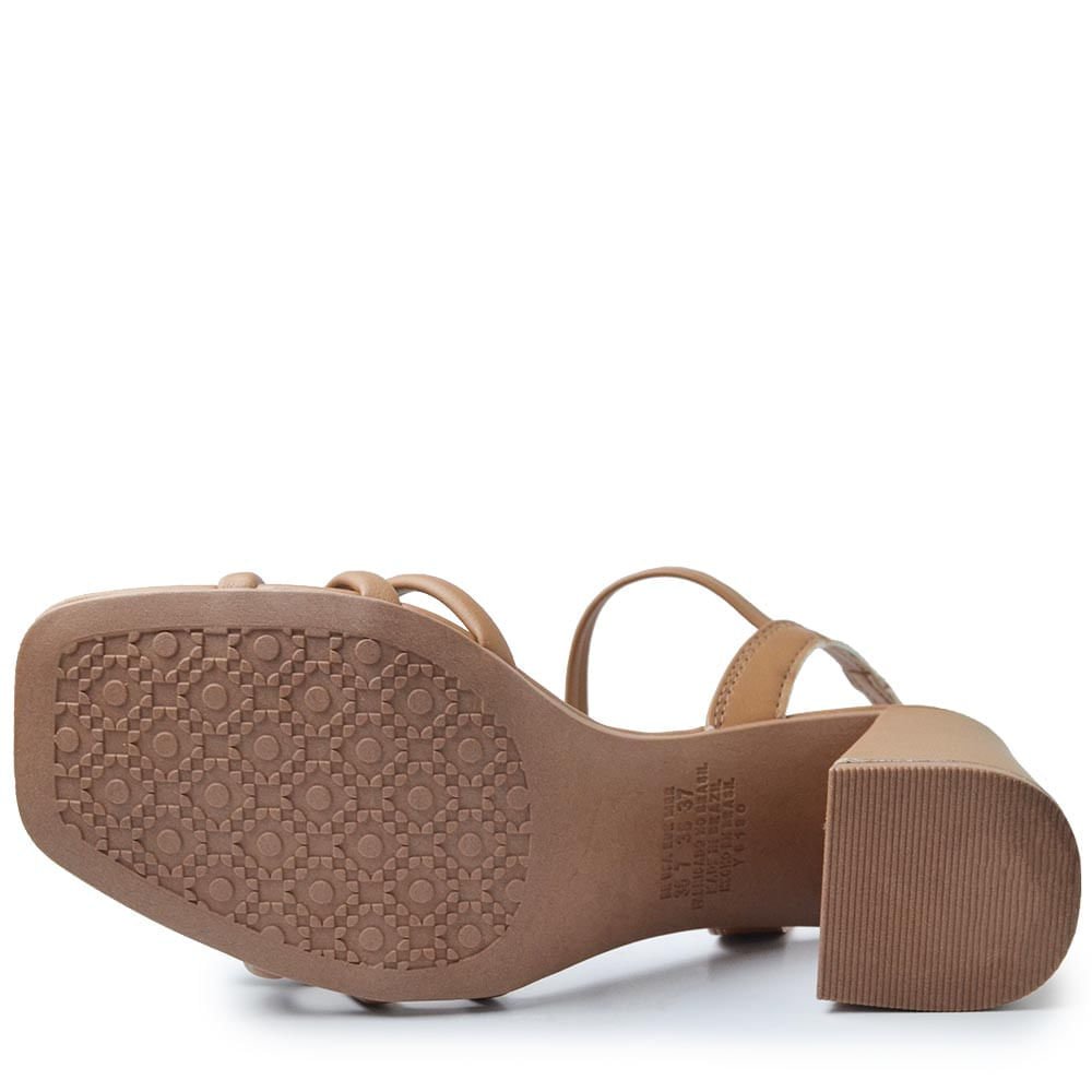 Sandália Salto Alto Dakota Feminina Y9804 Marrom 5