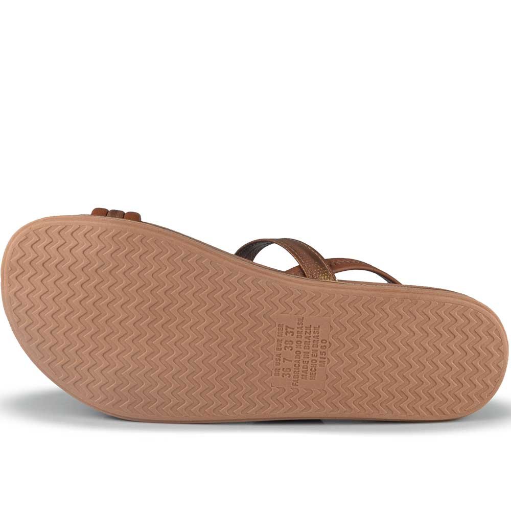 Sandália Papete Mississipi Feminina MF454 Marrom 5