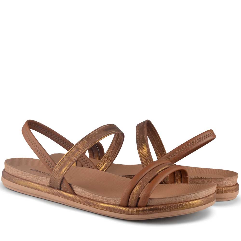 Sandália Papete Mississipi Feminina MF454 Marrom 6