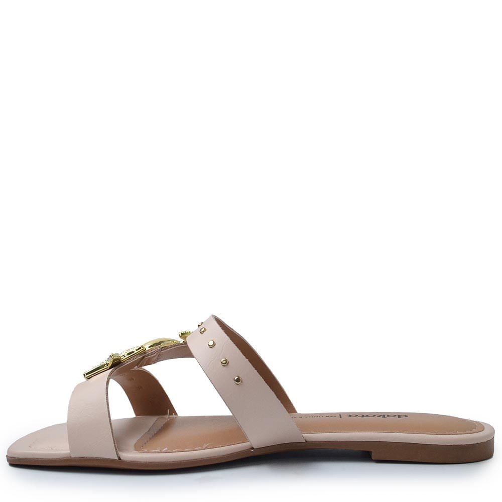 Sandália Rasteira Dakota Feminina Y9615 Rosa 3