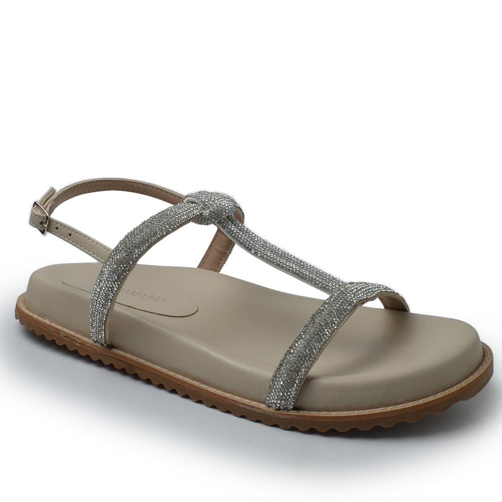 Sandália Papete Cazzualen Feminina 10300-24052 Branco 2