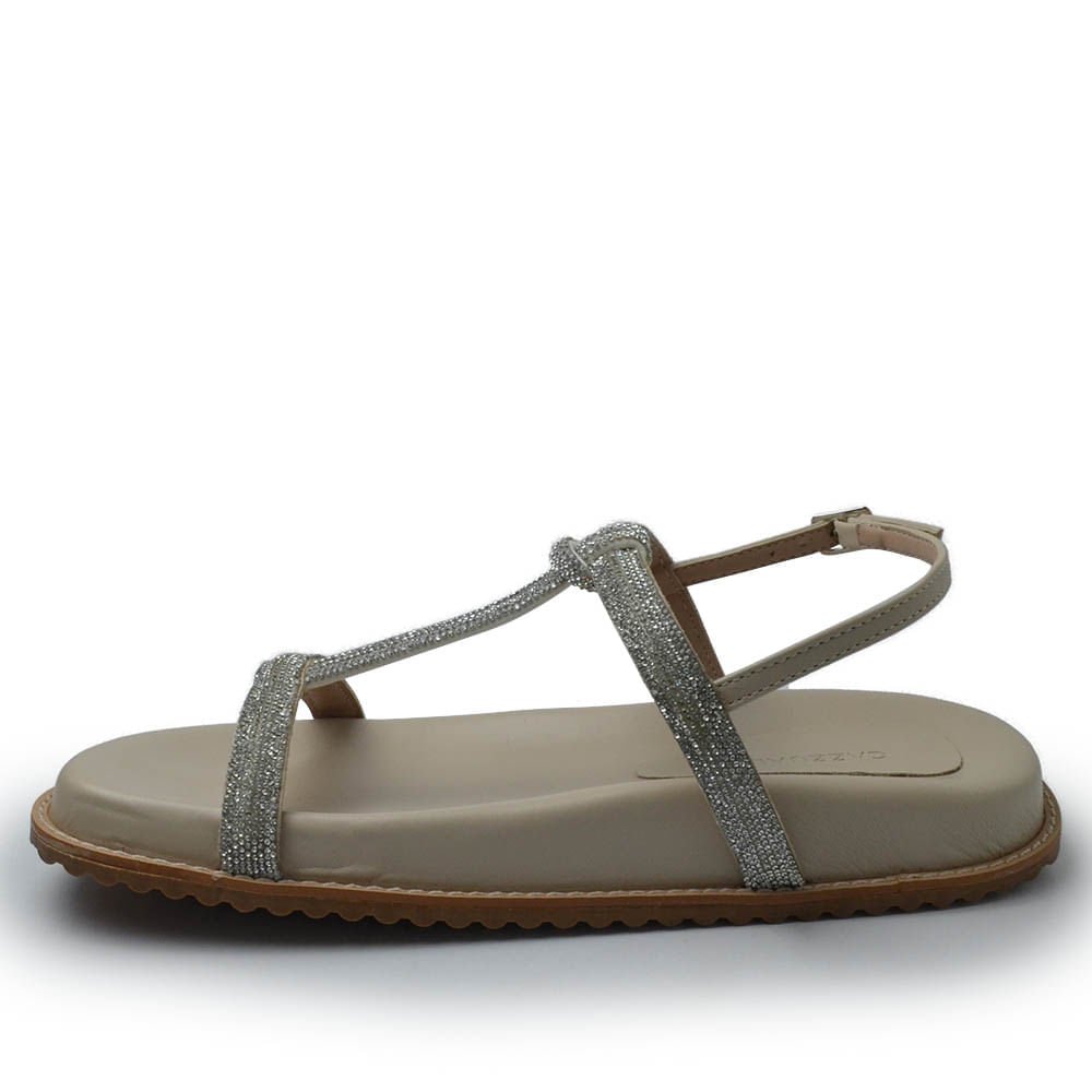 Sandália Papete Cazzualen Feminina 10300-24052 Branco 3