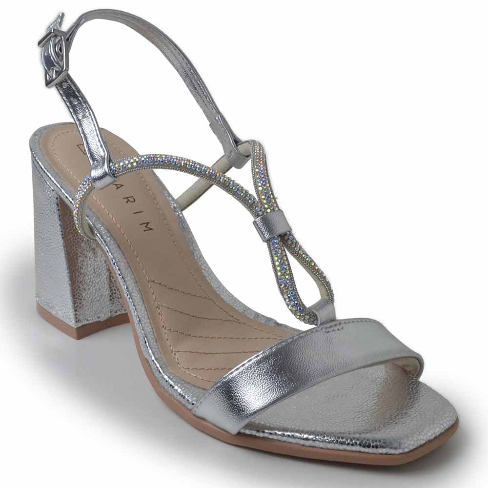 Sandália Ramarim Feminina 241201 METAL Prata 2
