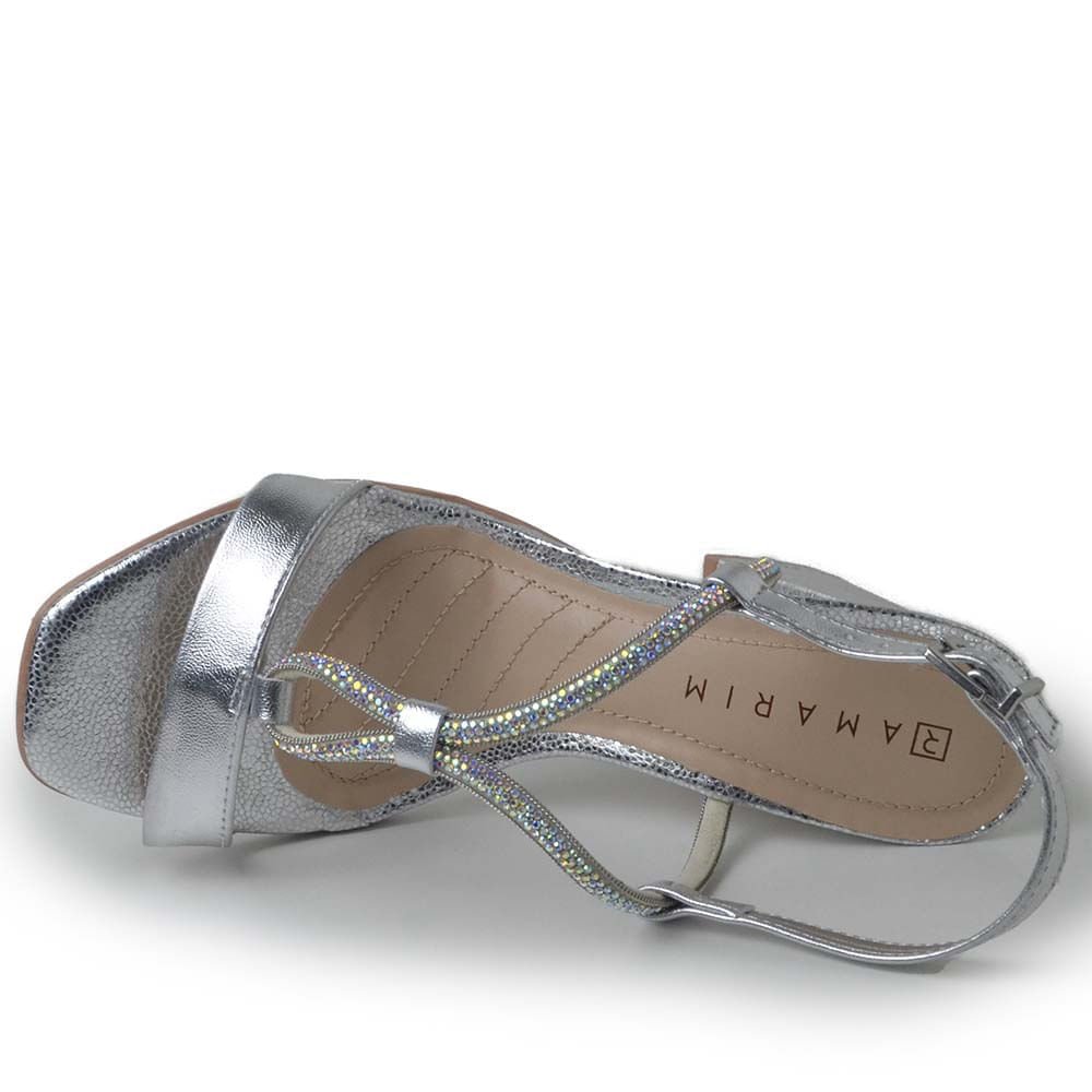 Sandália Ramarim Feminina 241201 METAL Prata 4