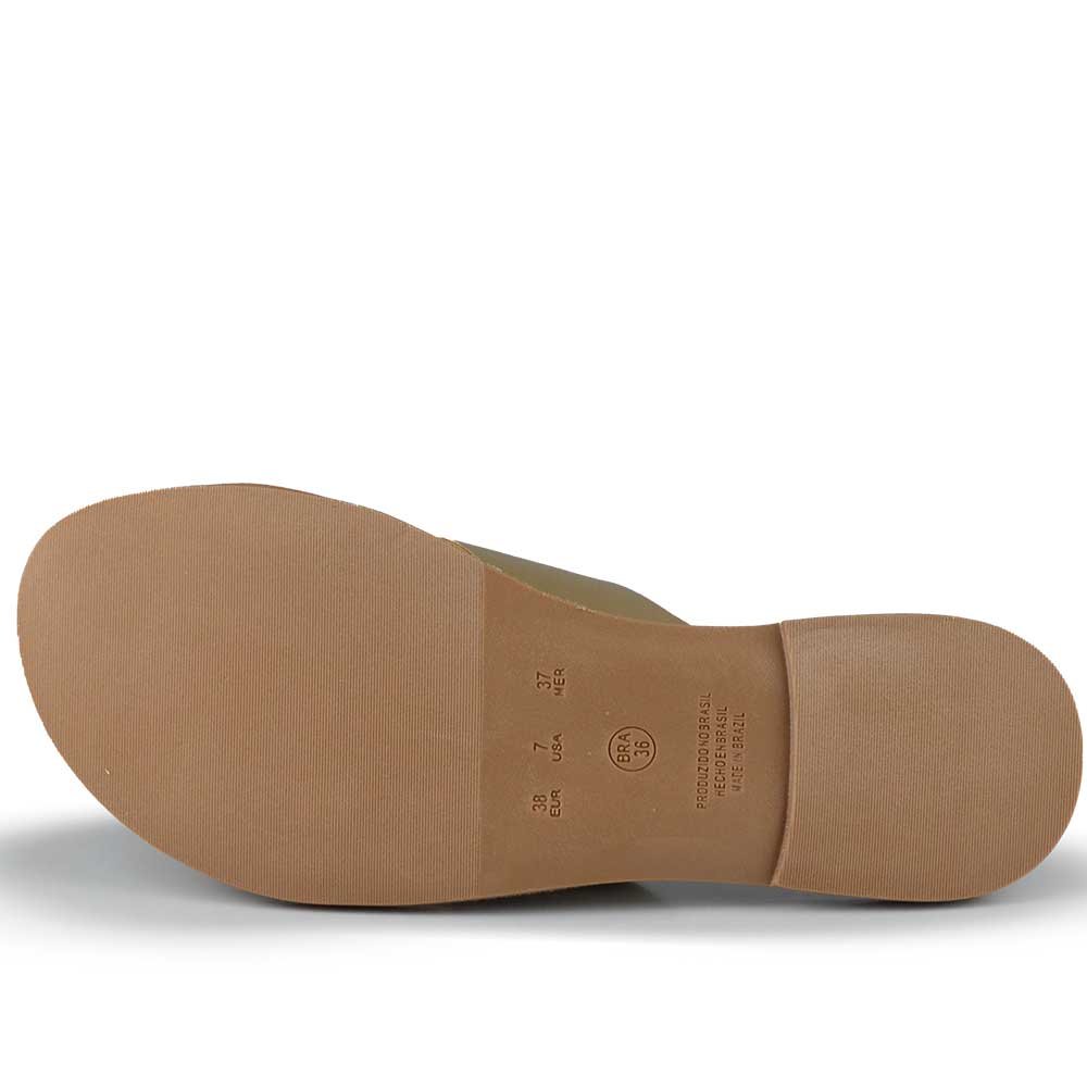 Sandália Rasteira Sua Cia Feminina 8395.16144 Dourado 5