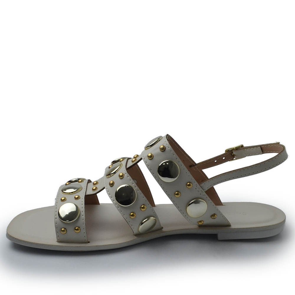 Sandália Rasteira Cazzualen Feminina 117.733 Branco 3