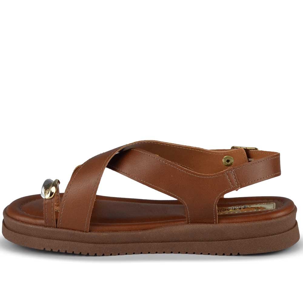 Sandália Papete Mississipi Feminina MF111 Marrom 3