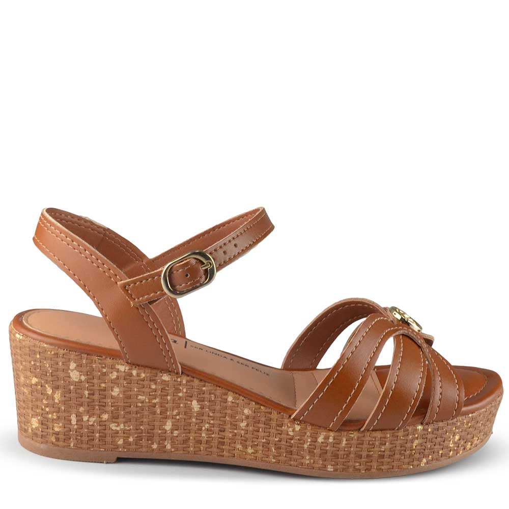 Sandália Anabela Dakota Feminina Y9811