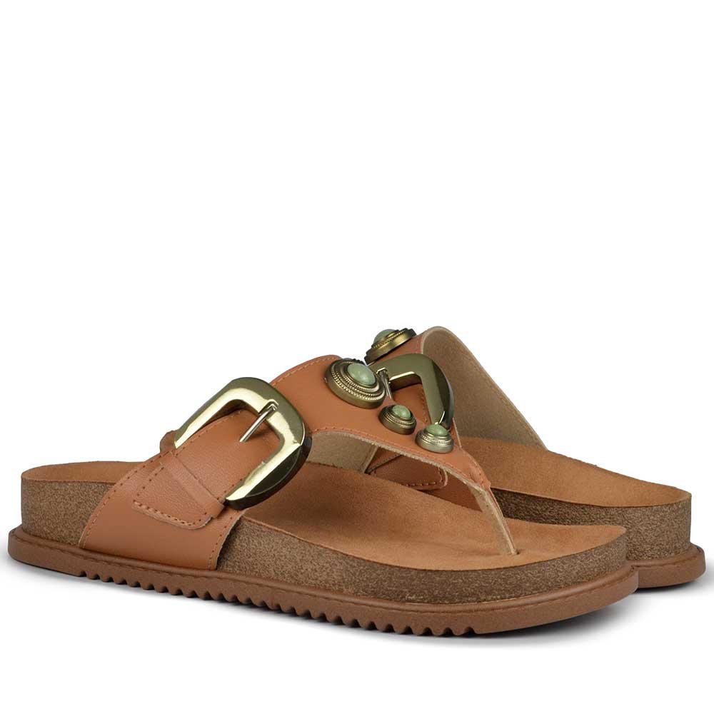 Tamanco Beira Rio Feminino 8524.111 Marrom 6