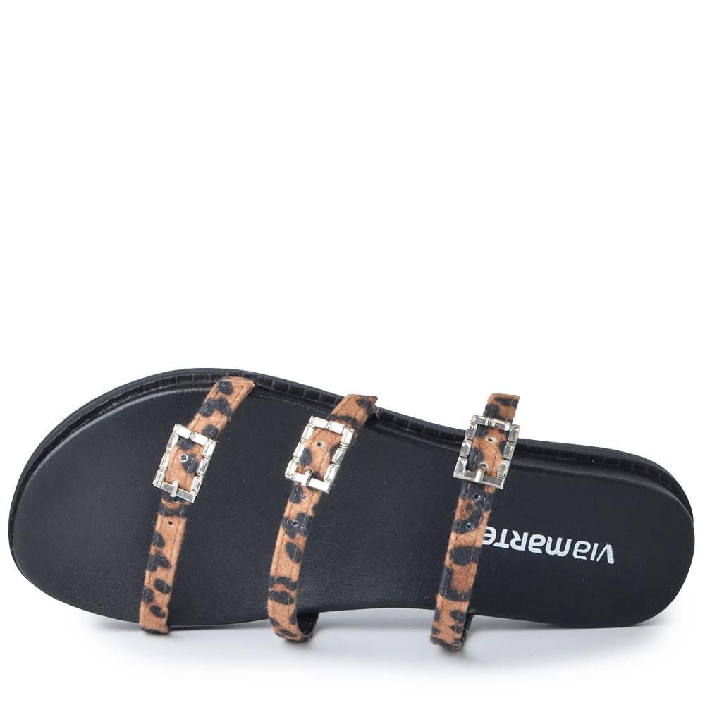 Tamanco Via Marte Feminino 107-051-07 Animal Print 4