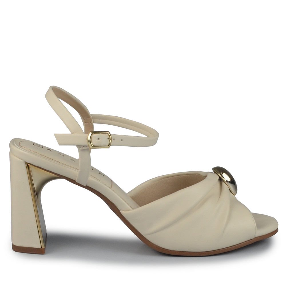 Sandália Ramarim Feminino Salto Bloco 2522205