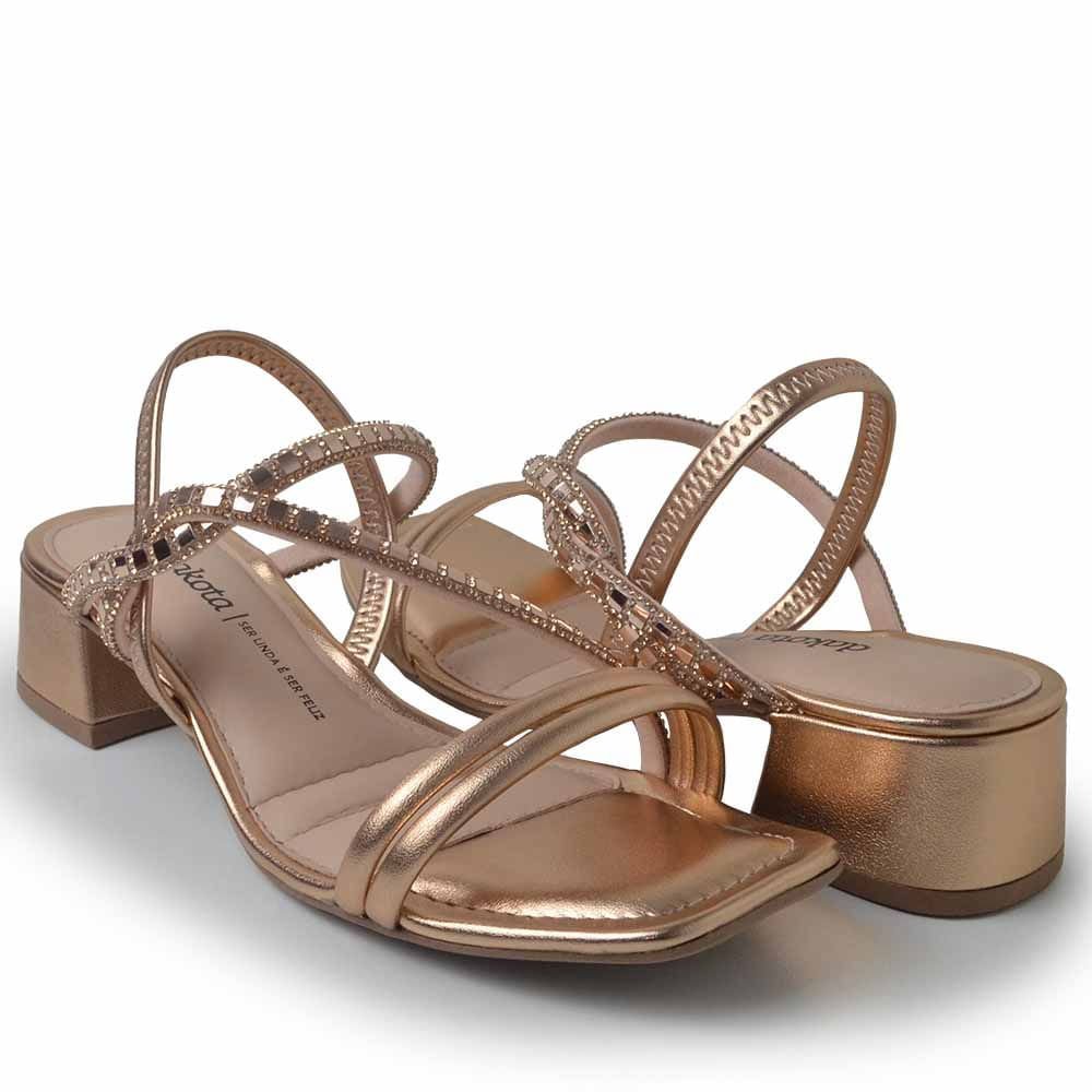 Sandália Dakota Feminina Y7391 Rose Gold 6