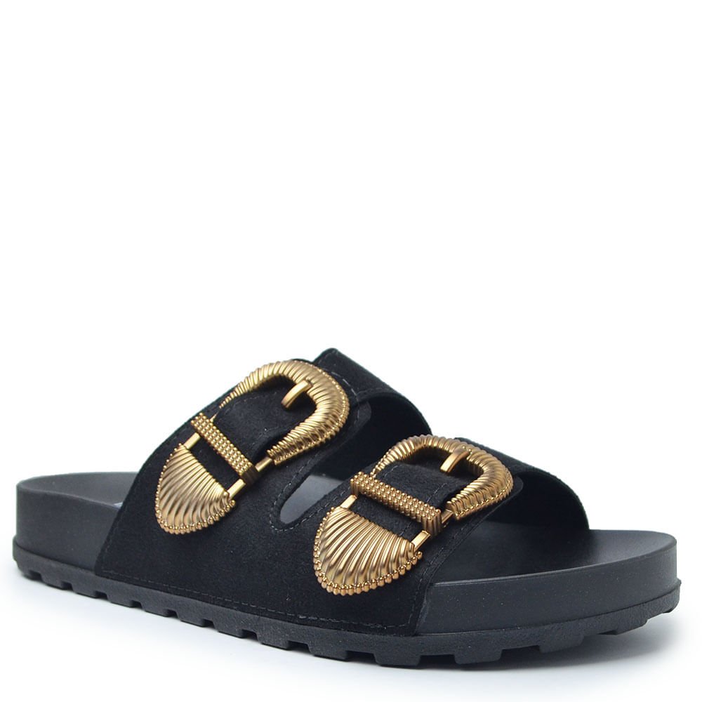 Sandália Papete Moleca Feminino 5436.441 Preto 2