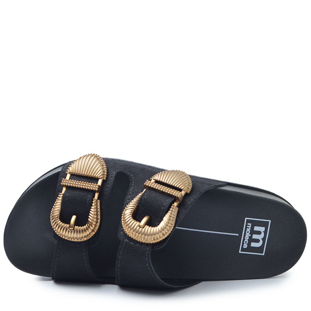 Sandália Papete Moleca Feminino 5436.441 Preto 4