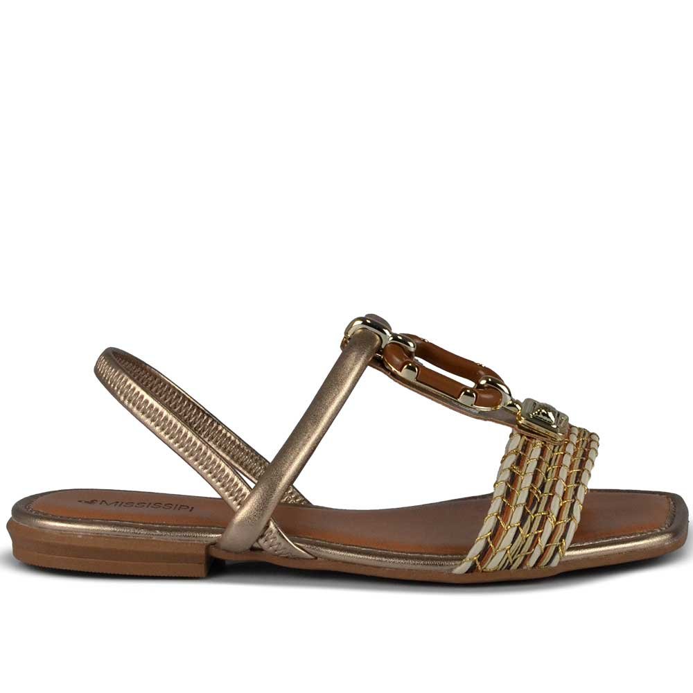 Sandália Rasteira Mississipi Feminina MF302