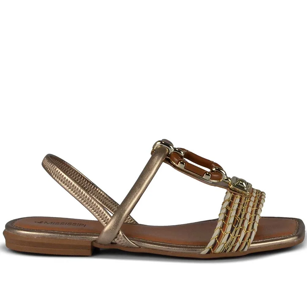 Sandália Rasteira Mississipi Feminina MF302