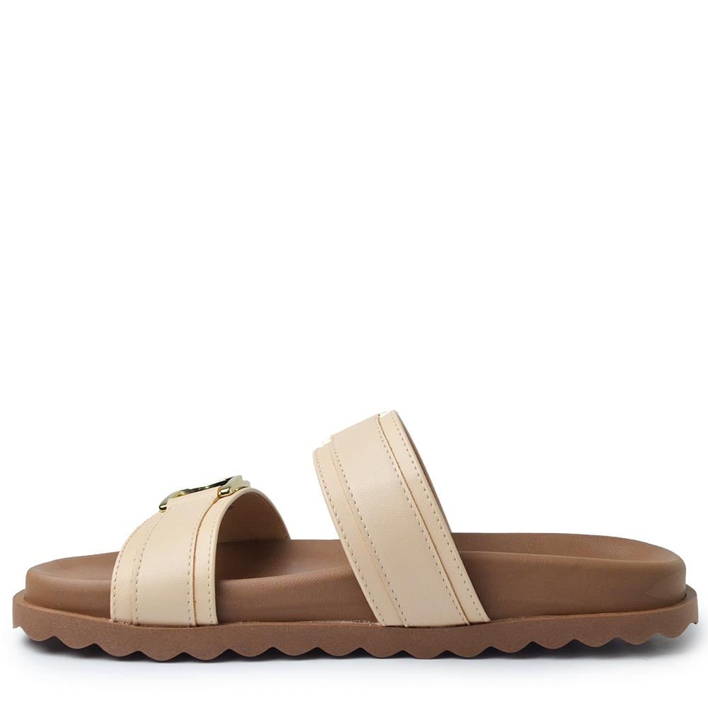 Sandália Papete Sua Cia Feminina 8437.16466 Bege 3