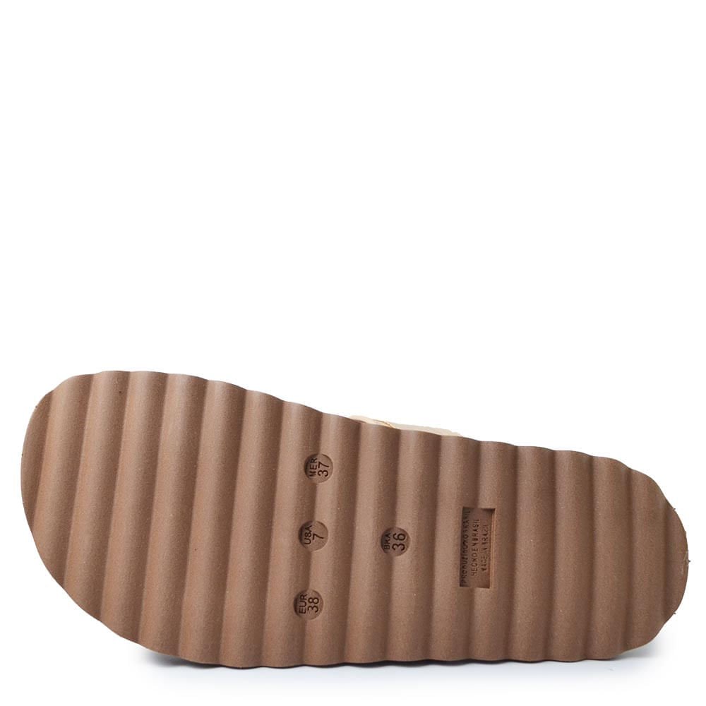 Sandália Papete Sua Cia Feminina 8437.16466 Bege 5