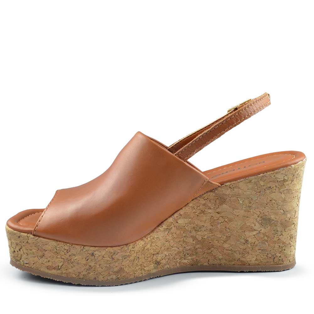 Sandália Anabela Bottero Feminina 373824 Marrom 3