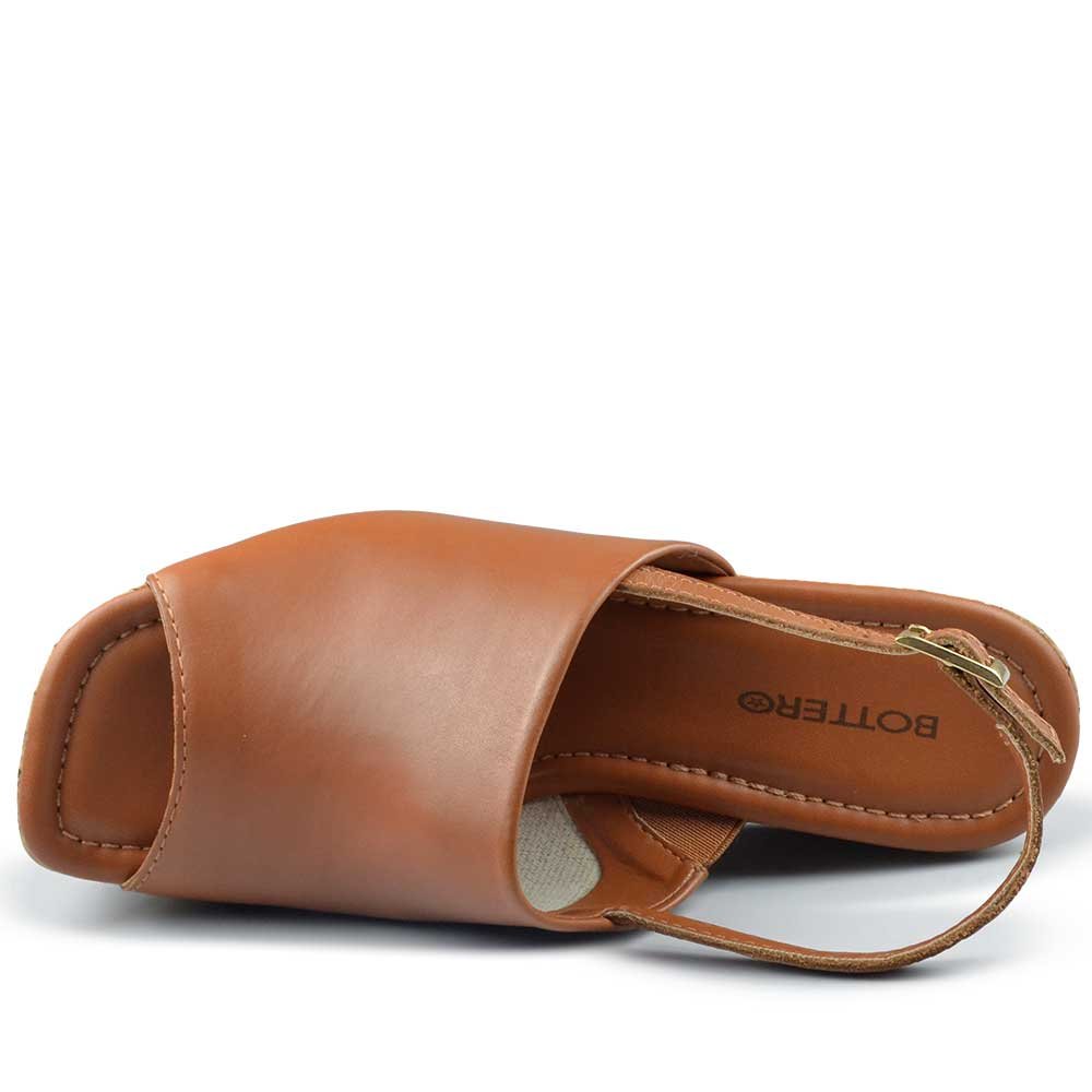 Sandália Anabela Bottero Feminina 373824 Marrom 4