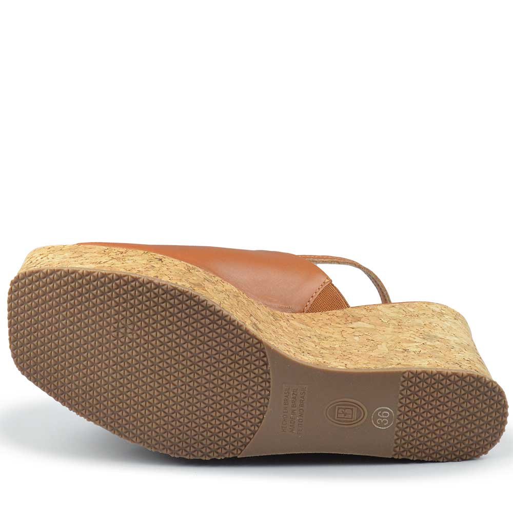 Sandália Anabela Bottero Feminina 373824 Marrom 5