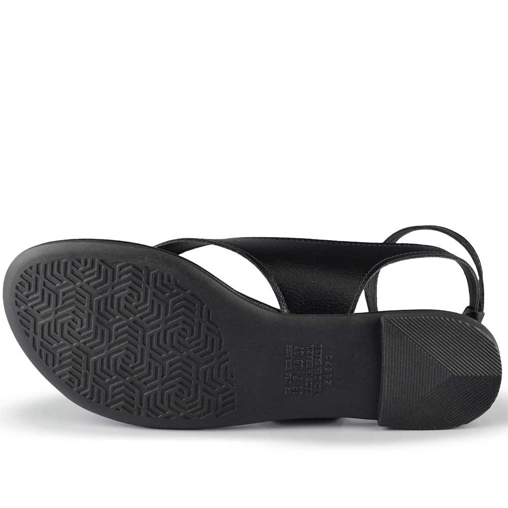 Sandália Rasteira Dakota Feminina Y8785 Preto 5