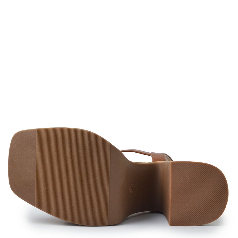 Sandália Salto Alto Ramarim Feminina 2535204 Marrom 5