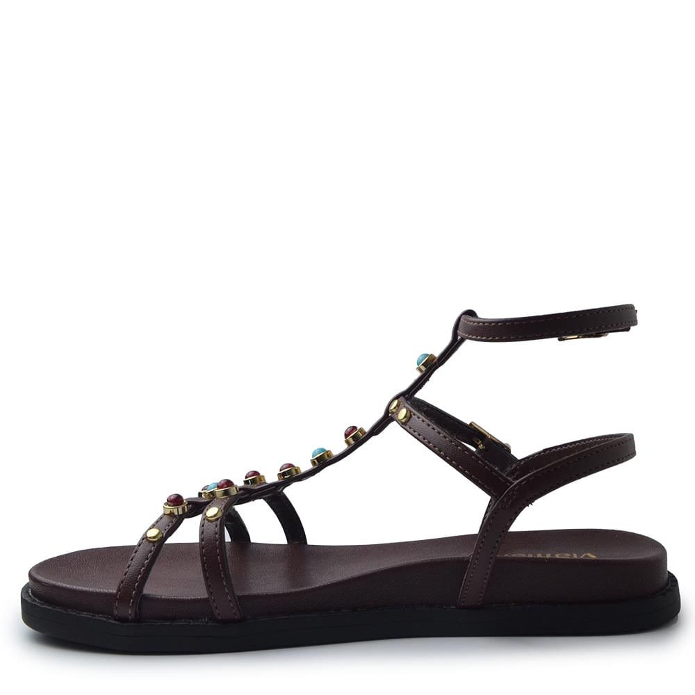 Sandália Papete Via Marte Feminina 107-035-07 Marsala 3